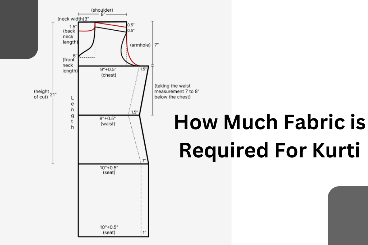 How Much Fabric is Required for a Kurti? A Complete Guide  Heirloom and  Love