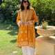 Blooming Marigold Embroidered Womens Kurta