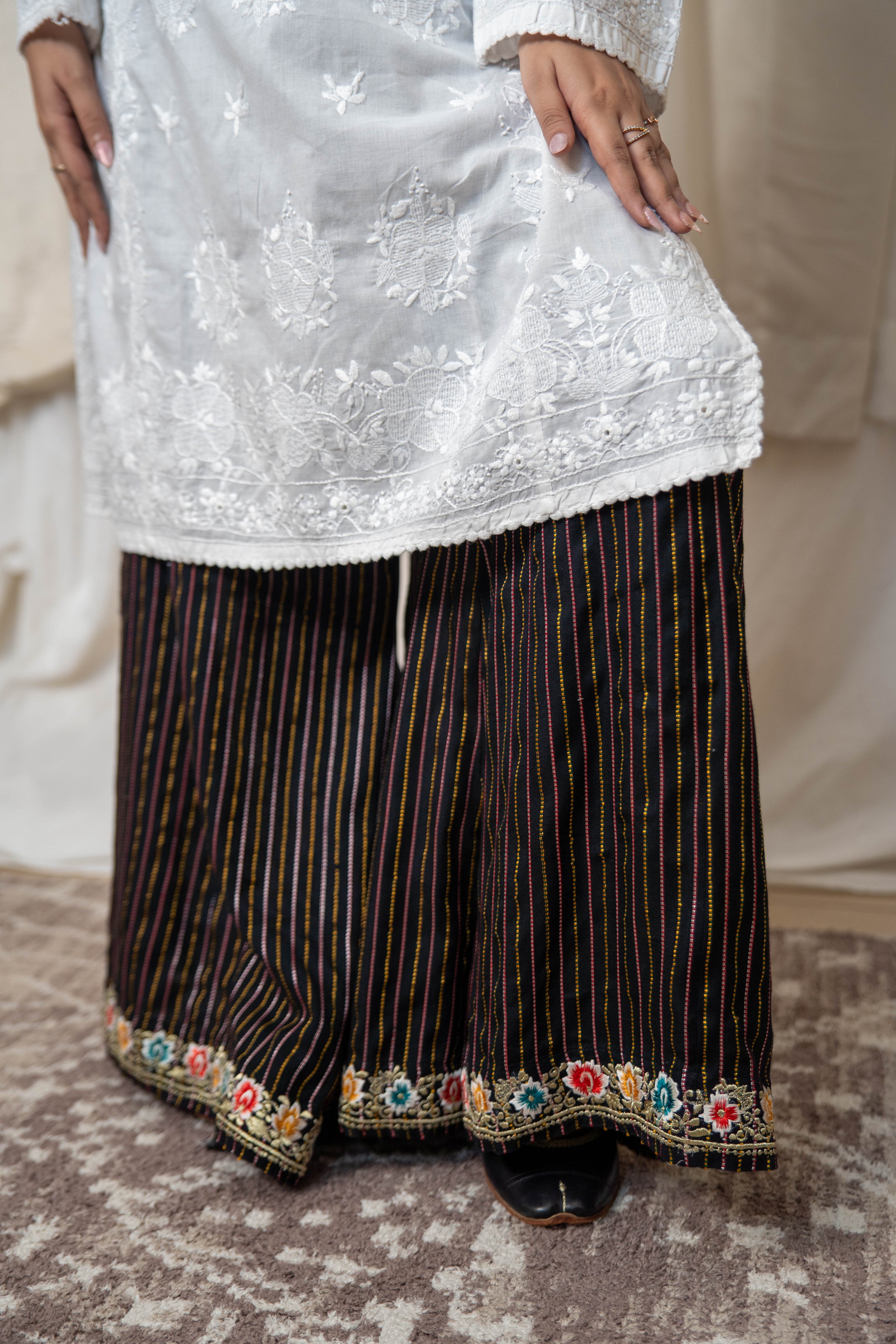 Sussi Black Stripes Shalwar