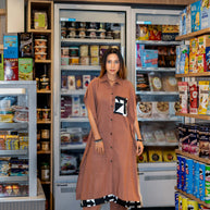 Choco Kimono Coord Set